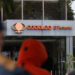 Acceso a las oficinas centrales de la División El Teniente, de la compañía propietaria de la mina, la estatal Codelco. Foto: Elvis González/EFE.