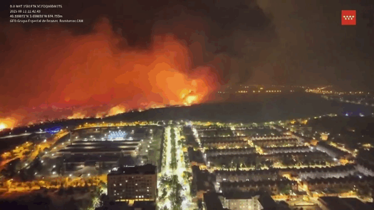 incendio de Tres Cantos