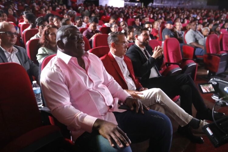 En la proyección estuvo buena parte de la delegación que representará a Cuba en los Juegos Panamericanos Júnior de Asunción 2025. Foto: Jit.