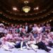 Una foto de la Compañía tras su actuación en el Teatro Real de Copenhague. Foto: Ballet Nacional de Cuba - BNC oficial.