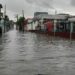 Inundaciones en Santiago de Cuba durante las fuertes lluvias de la tormenta tropical Imelda. Foto: Facebook/Cuscó Tarradel.