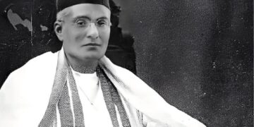Retrato de C. Jinarajadasa publicado por la Revista Teosófica Cubana en septiembre de 1929 para anunciar su próxima llegada a Cuba.
