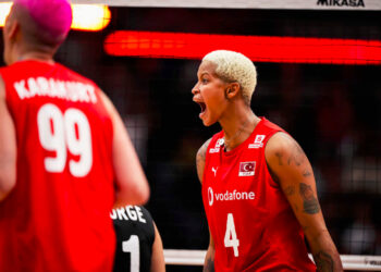 Melissa Vargas fue un azote para Italia en la final del Mundial de 2025, pero no pudo impedir el triunfo de las transalpinas. Foto: Volleyball World.