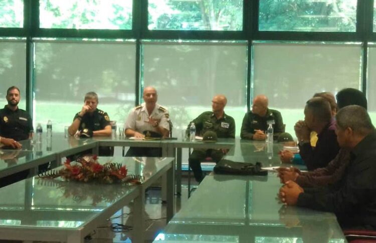 Policía de España imparte curso en La Habana sobre enfrentamiento al tráfico ilegal de drogas. Foto: ACN.