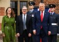Trump y Starmer junto a sus esposas. Foto: CHRIS J. RATCLIFFE/ POOL/EFE/EPA.