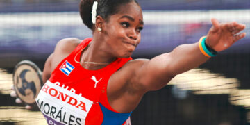Silinda Morales compite en el Mundial de atletismo de Tokio. Foto: Alex Plavevski/EFE/EPA.