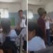 Altercado entre dos alumnos en la secundaria Wenceslao Rivero, en la ciudad de Las Tunas. Capturas de pantalla de video.