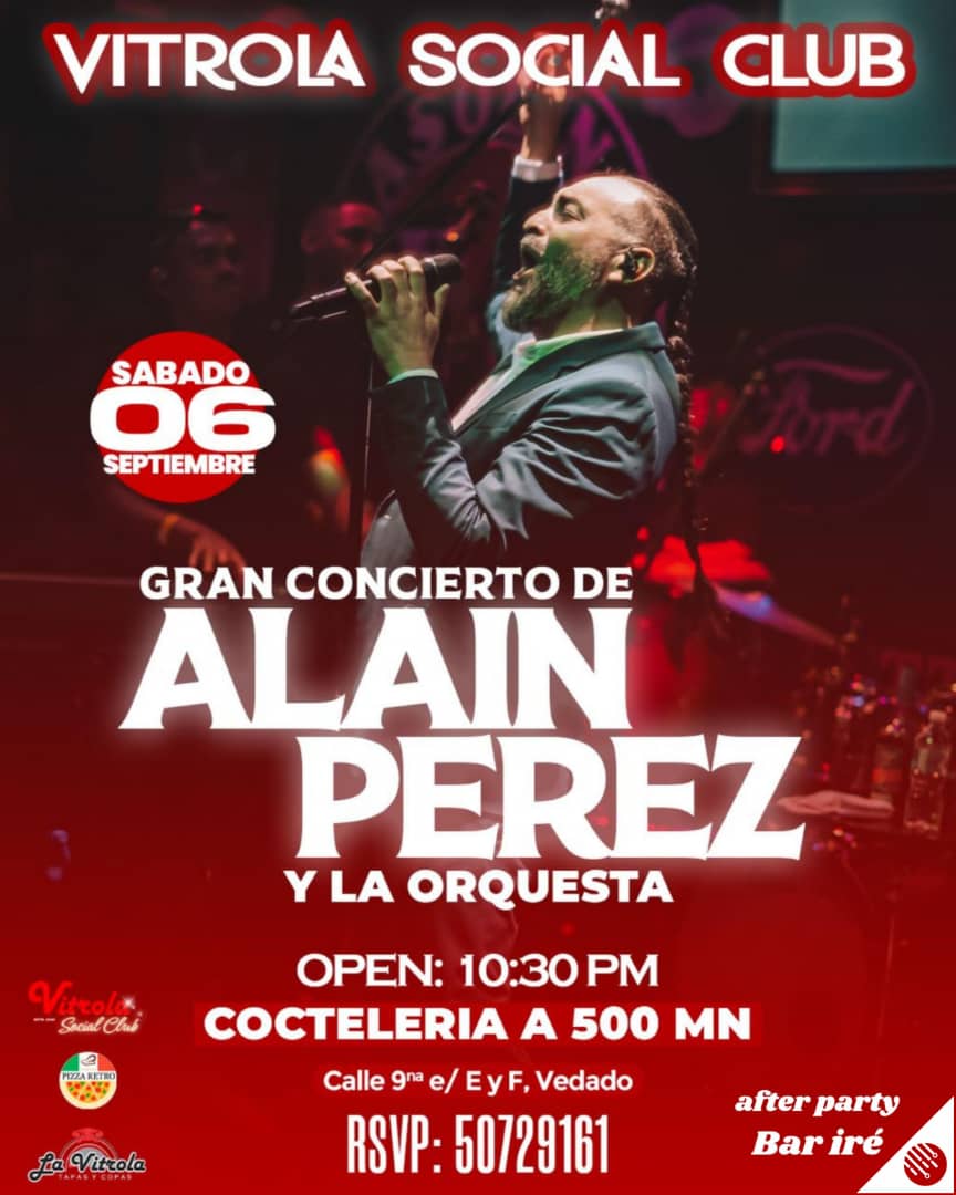 alain pérez en vitrola