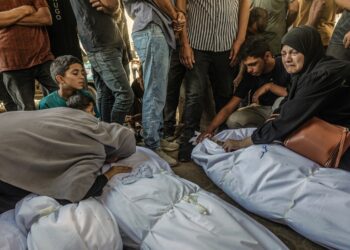 Más de 64 mil palestinos han muerto por la guerra de Israel en Gaza. Foto: Mohammed Saber / EFE / EPA.