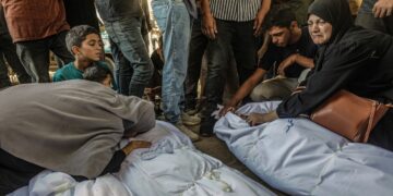 Más de 64 mil palestinos han muerto por la guerra de Israel en Gaza. Foto: Mohammed Saber / EFE / EPA.