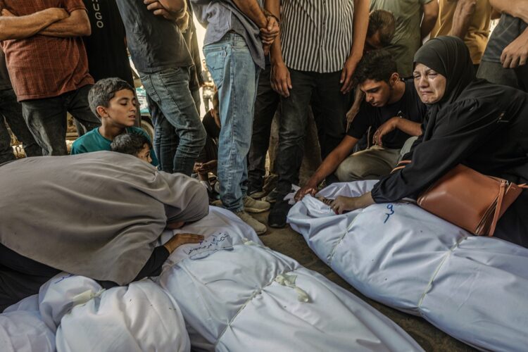 Más de 64 mil palestinos han muerto por la guerra de Israel en Gaza. Foto: Mohammed Saber / EFE / EPA.