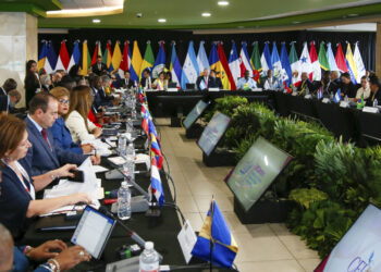 Reunión de cancilleres de la cumbre de la Comunidad de Estados Latinoamericanos y Caribeños (Celac), en Tegucigalpa (Honduras). Foto: STR/EFE/ARCHIVO.