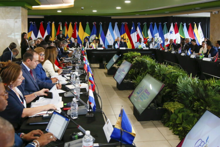 Reunión de cancilleres de la cumbre de la Comunidad de Estados Latinoamericanos y Caribeños (Celac), en Tegucigalpa (Honduras). Foto: STR/EFE/ARCHIVO.