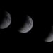 Foto de archivo de un eclipse de Luna hecha con exposición múltiple. Foto: Piyal Adhikary / EFE / EPA / Archivo.
