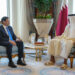 El secretario de Estado estadounidense, Marco Rubio, durante su reunión con el emir jeque qatarí Tamim bin Hamad Al Thani, este martes en Doha. Foto: EFE/ Secretary Marco Rubio vía X.