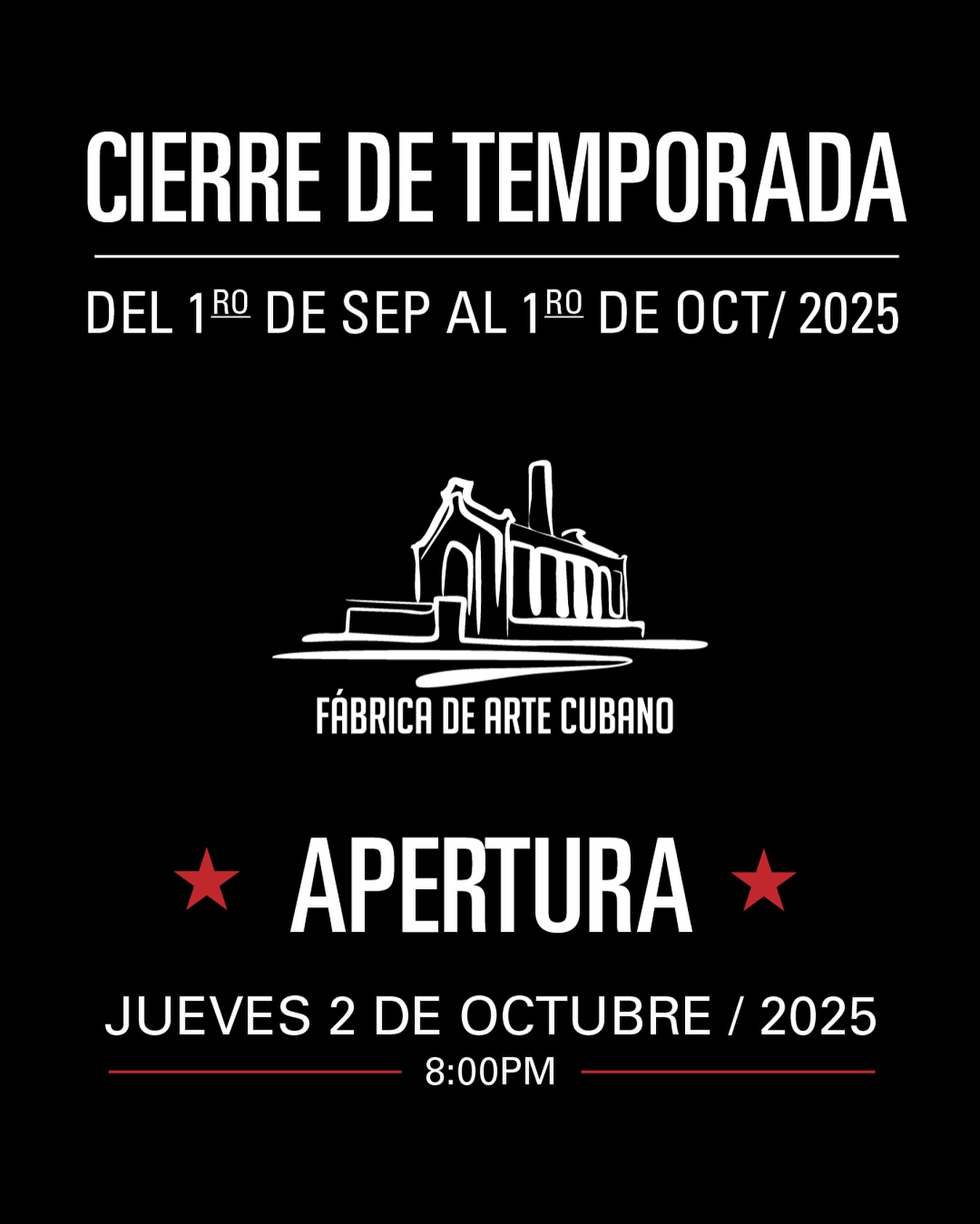 fac cierre de temporada