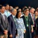 Miembros de una delegación de la ciudad rusa de San Petersburgo, junto a funcionarios y especialistas cubanos. Foto: Tomada del perfil de Facebook de la Embajada de Rusia en Cuba.