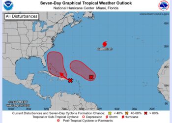 Caribe onda tropical