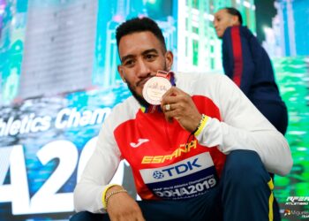 Orlando Ortega. Foto: @atletismoRFEA