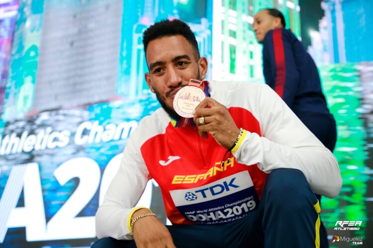 Orlando Ortega. Foto: @atletismoRFEA