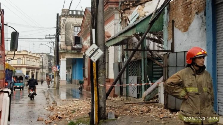 El lugar, conocido como El Domingón, se vio afectado por el colapso del techo. Foto: Facebok/Indira La O Herrera.