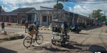 La llamada Cuatro Esquinas de San José de las Lajas, en Mayabeque. Foto: Otmaro Rodríguez.