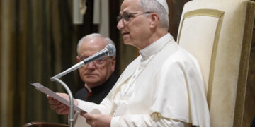 El papa León XIV en el Vaticano. Foto: EFE/ Vatican Media.