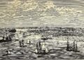 Canal de entrada a la bahía de La Habana y vista panorámica de la ciudad. Foto: Tomada de "La isla de Cuba".