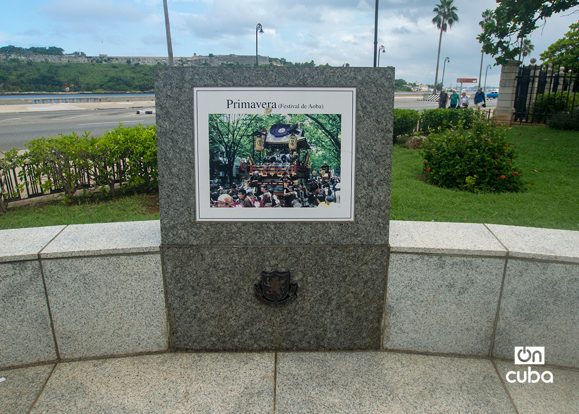 Parque en La Habana en honor a Hasekura Tsunenaga, primer samurái en visitar Cuba. Foto: Otmaro Rodríguez.