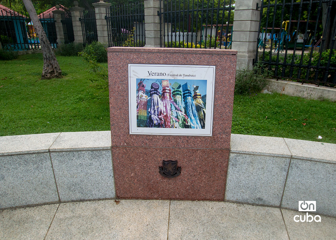 Parque en La Habana en honor a Hasekura Tsunenaga, primer samurái en visitar Cuba. Foto: Otmaro Rodríguez.