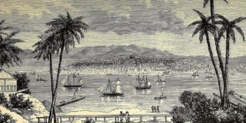 Vista panorámica de Santiago de Cuba. Foto: Tomada de "La isla de Cuba".