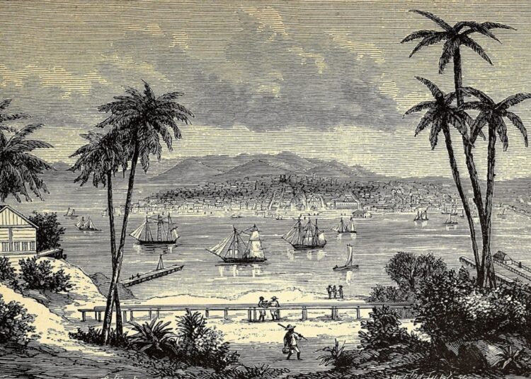 Vista panorámica de Santiago de Cuba. Foto: Tomada de "La isla de Cuba".