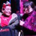 Omara Portuondo e Idania Valdés durante el concierto homenaje a la diva del Buena Vista Social Club en Santiago de Chile. Foto: Cortesía de Idania Valdés.
