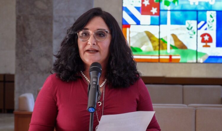 Johana Tablada, subdirectora de la Dirección General de Estados Unidos. Foto: Minrex.