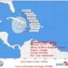 Posible trayectoria de la tormenta tropical Melissa. Gráfico: Insmet.