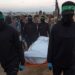 Hamás recupera el cuerpo de un presunto rehén israelí en Kahn Yunis, Franja de Gaza, este 28 de octubre. Foto:  EFE/EPA/HAITHAM IMAD.