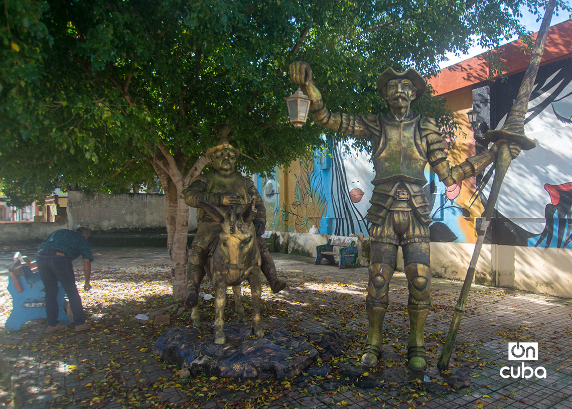 Parque Don Quijote de la Mancha, en San José de las Lajas, Mayabeque. Foto: Otmaro Rodríguez.
