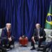 Los presidentes Lula da Silva y Donald Trump al inicio de la reunión, en Kuala Lumpur, Malasia, el 26 de octubre de 2025. Foto: Ricardo Stuckert / Presidencia de Brasil / EFE.
