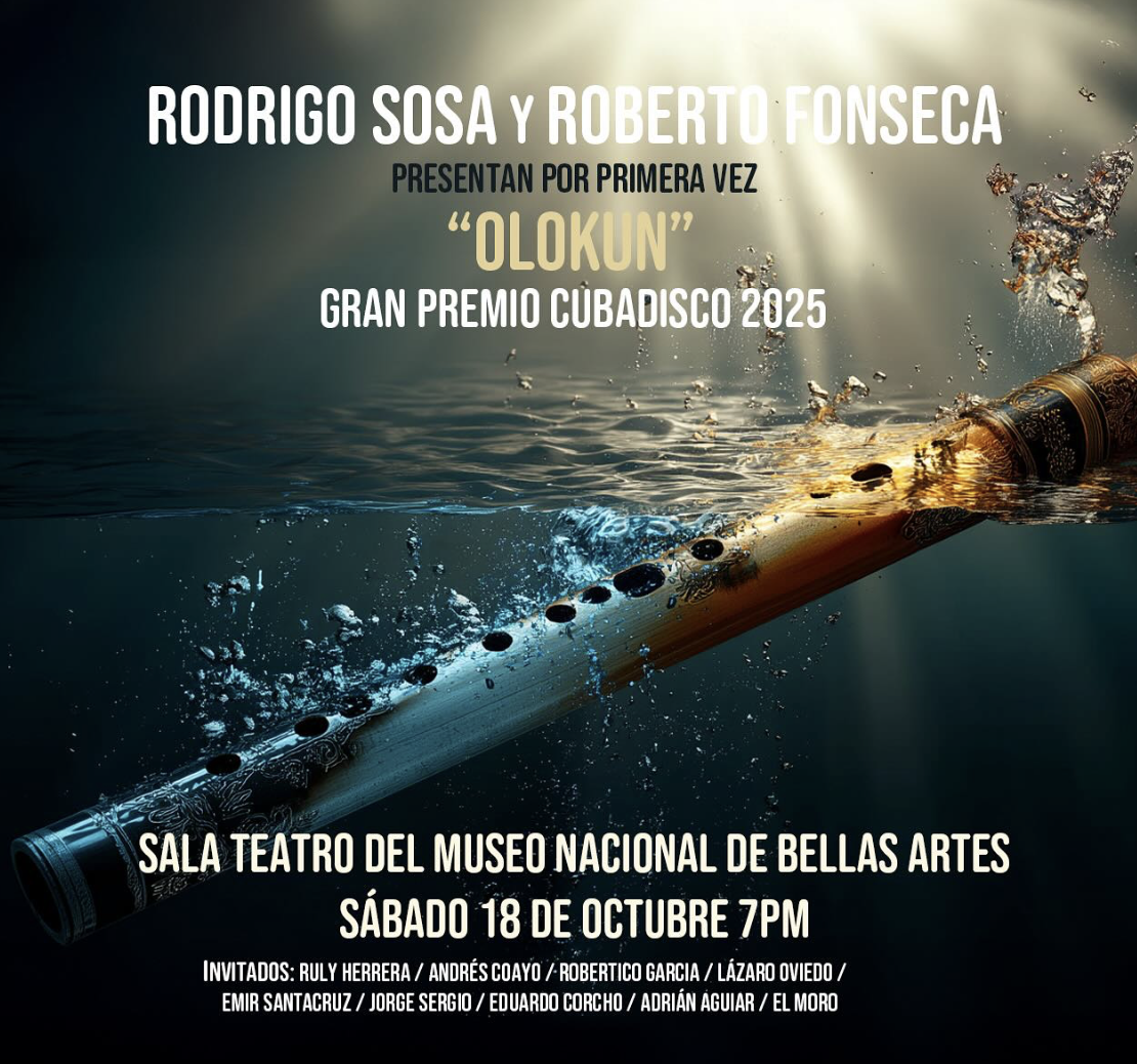 Rodrigo Sosa y Roberto Fonseca presentan Olokun