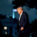El presidente Donald Trump en el patio de la Casa Blanca. Foto: EFE/EPA/STEFANI REYNOLDS.