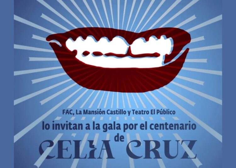 Fragmento del cartel promocional del espectáculo "Celia", de Teatro El Público, programado originalmente para el domingo en Fábrica de Arte Cubano.
