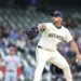 Néstor Cortés Jr. consiguió su primera victoria con los Cerveceros de Milwaukee. Foto: MLB