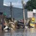 Inundación y los daños causados por fuertes lluvias el pasado viernes en Poza Rica, Veracruz. Foto: EFE/ Miguel Victoria.