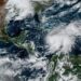 Imagen satelital del Cento Nacional de Huracanes de Estados Unidos.