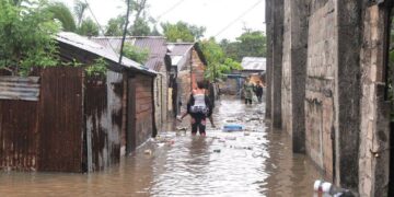 Dominicana ya experimenta lluvias por la tormenta tropical Melissa. Fotos: Listín Diario, vía: CMKX Radio Bayamo