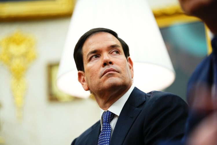 Marco Rubio el pasado 22. Foto: AARON SCHWARTZ / EFE/EPA.