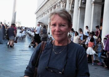 Miriam Learra en Venecia, Italia. Foto tomada de su cuenta en Facebook.