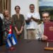 El Coordinador residente Francisco Pichón tras la firma del nuevo Marco de Cooperación. Foto: SNU Cuba.