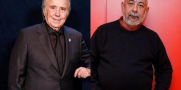 Joan Manuel Serrat y Leonardo Padura. Foto: Collage OC.