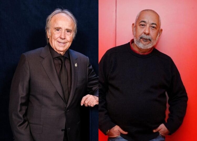 Joan Manuel Serrat y Leonardo Padura. Foto: Collage OC.